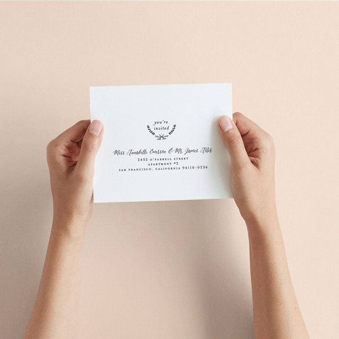 all in one wedding invitations