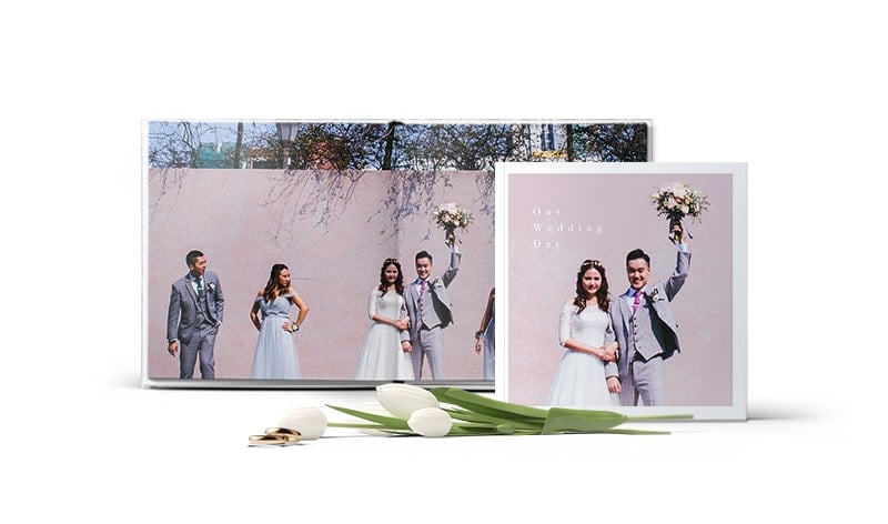 blurb wedding album