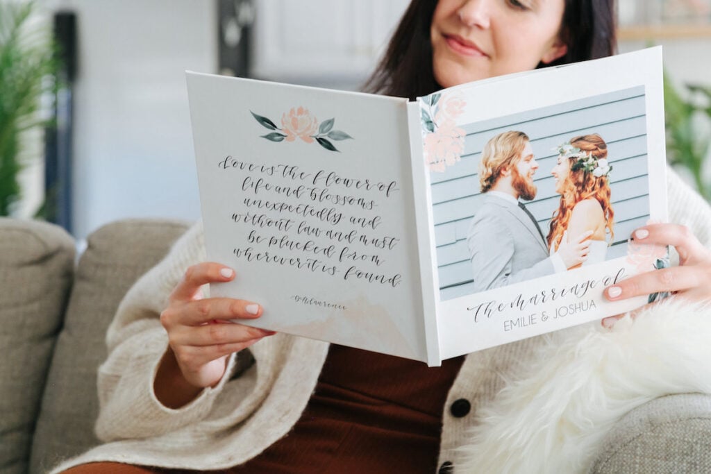 mixbook wedding album
