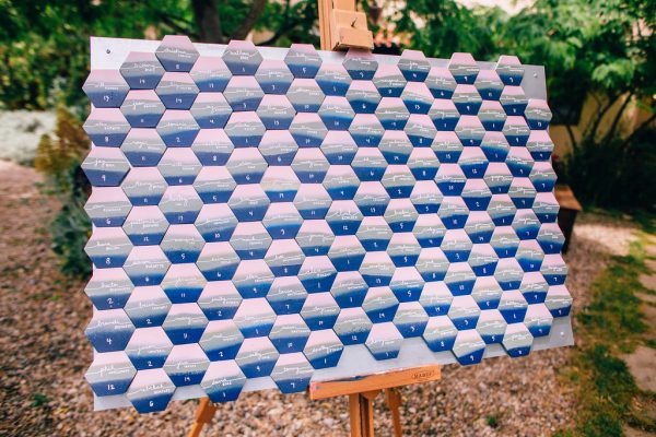 Blue Wedding Signs