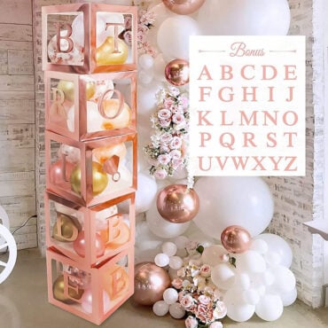 Bridal Shower Decorations Balloons in Box