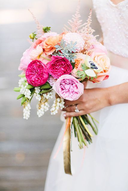 Peach and Pink