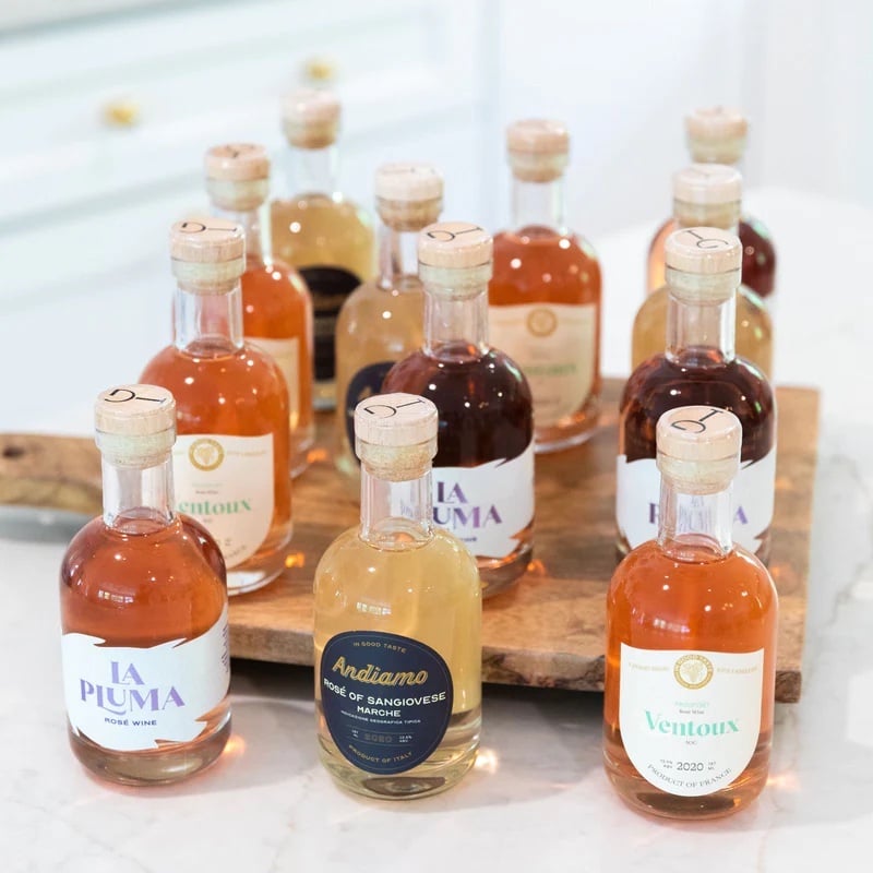 mini wine bottles