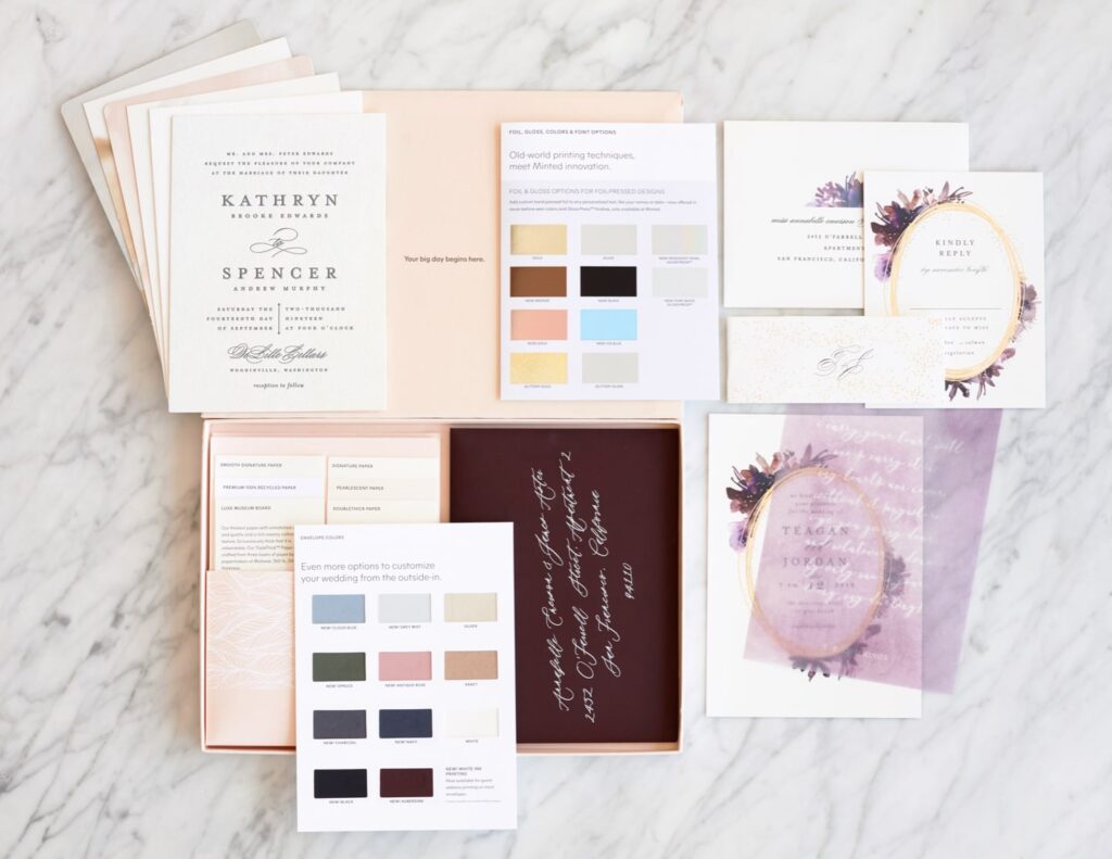 minted sample kit