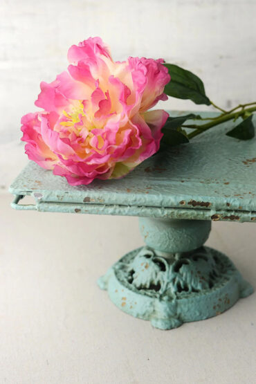 Stand Metal Square Turquoise