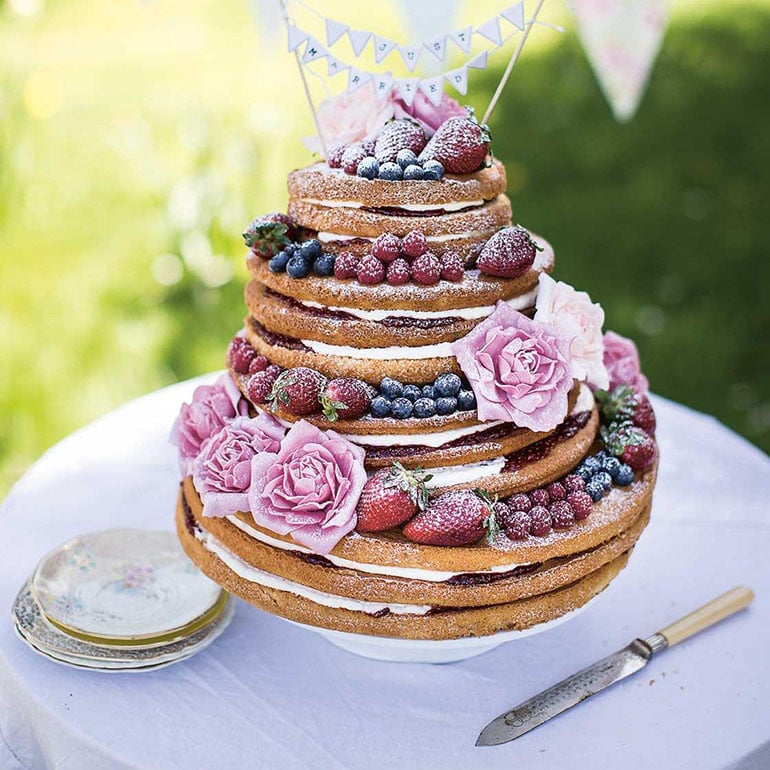 Unique Wedding Cakes Naked