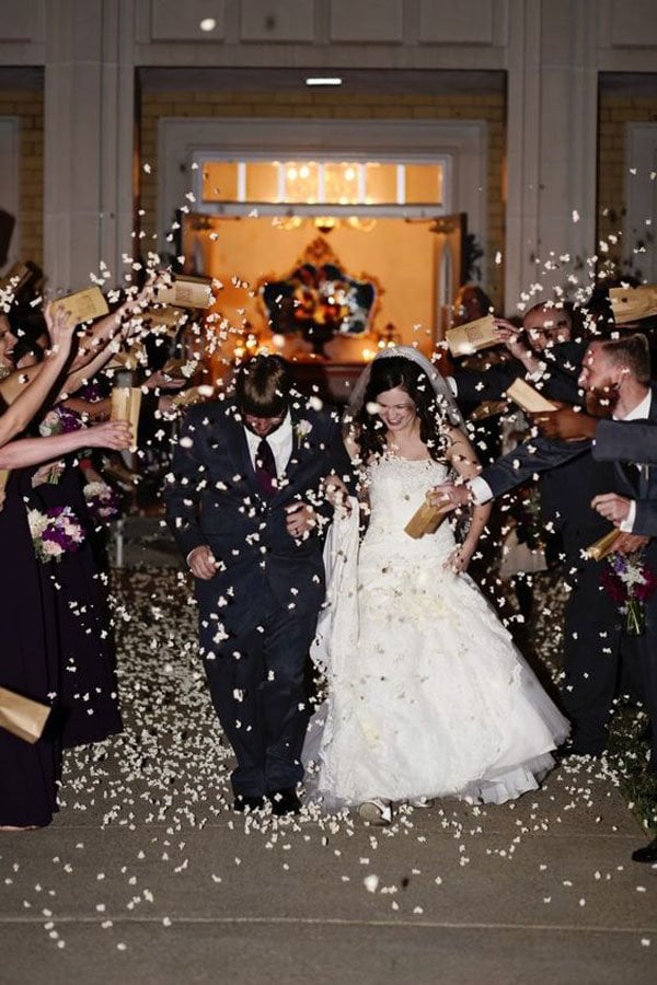 wedding exit