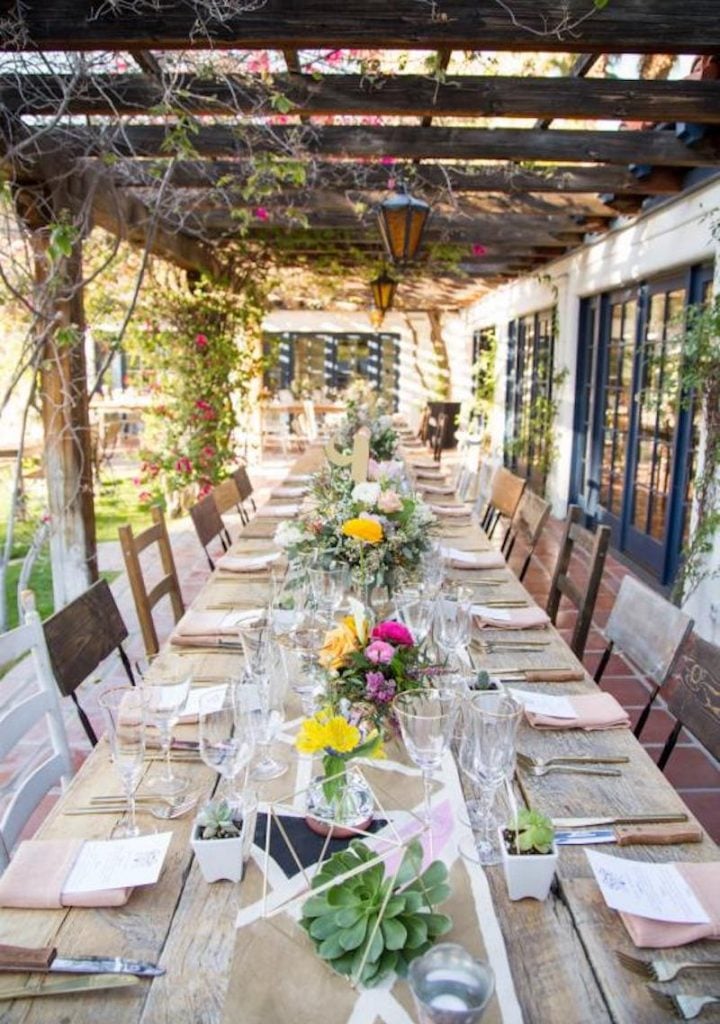 used wedding decor