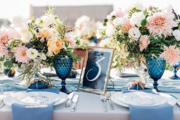 Wedding Colors on the Table