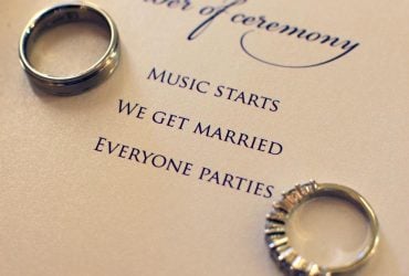 wedding program