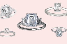 emerald cut rings
