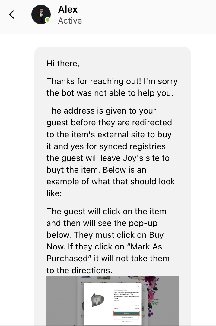 chat help from joy