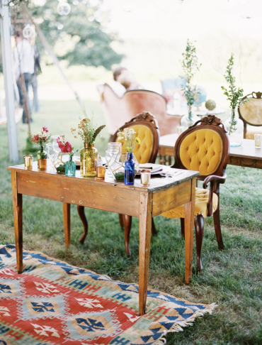 vintage wedding chairs